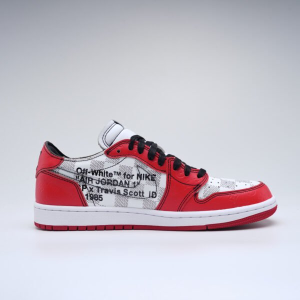 Air Jordan 1low LV og Chicago Match with a checkerboard - Image 4