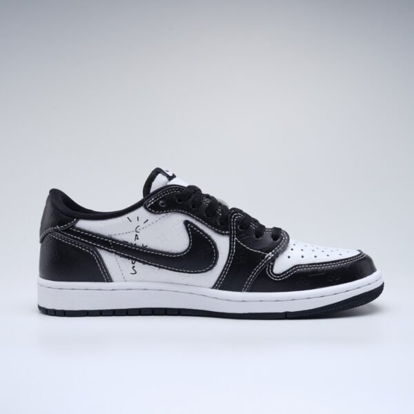 Air Jordan 1low LV og Black and white print - Image 4