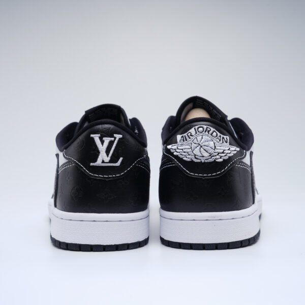 Air Jordan 1low LV og Black and white print - Image 2