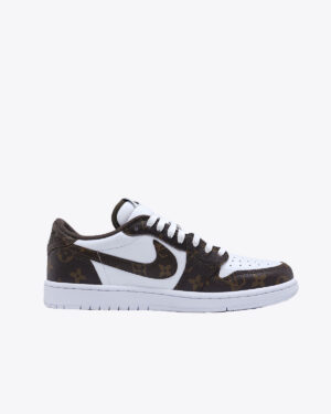 Air Jordan 1low LV og Brown old flower panels