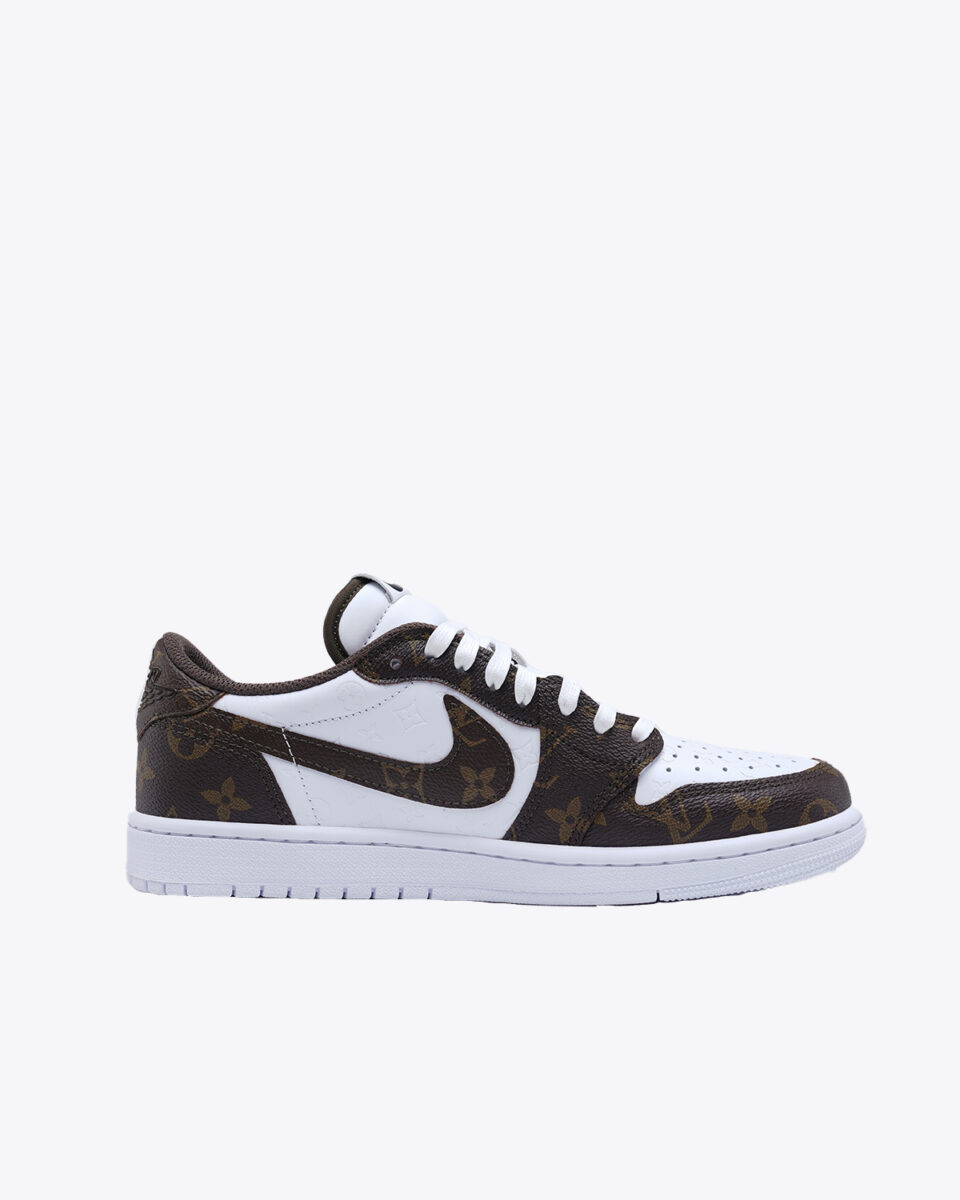 Air Jordan 1low LV og Brown old flower panels