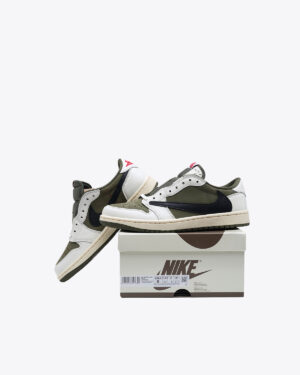 Travis Scott x Air Jordan 1 Retro OG SP Low Reverse Olive-1