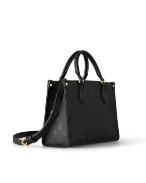 3-7 Louis Vuitton Empreinte Monogram Giant Onthego PM Black