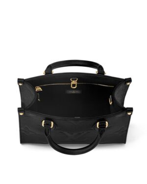 3-9 Louis Vuitton Empreinte Monogram Giant Onthego PM Black