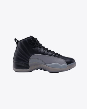 Air Jordan 12 Retro Black wolf grey white