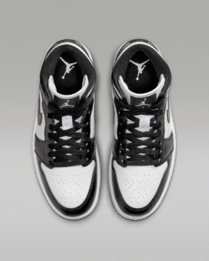 Jordan 1 Mid Women WhiteBlack-Panda Mid (1)
